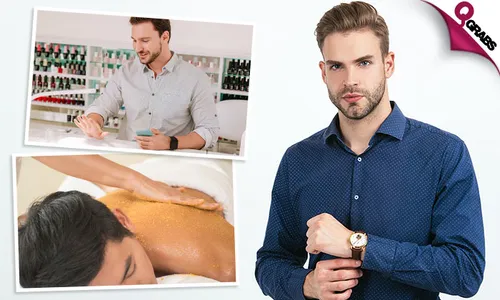 Men's Grooming Packages: Haircut, Mani-Pedi, Body Scrub & More!